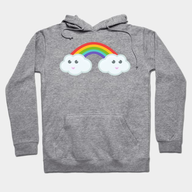 Kawaii Rainbow Hoodie by KawaiiNir